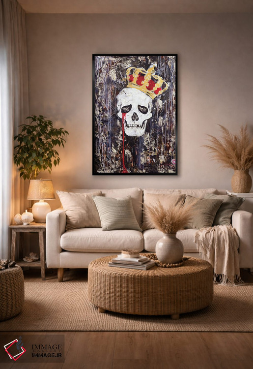 تابلو دکوراتیو شاه گریان اثر اینس کاپلون - D6B