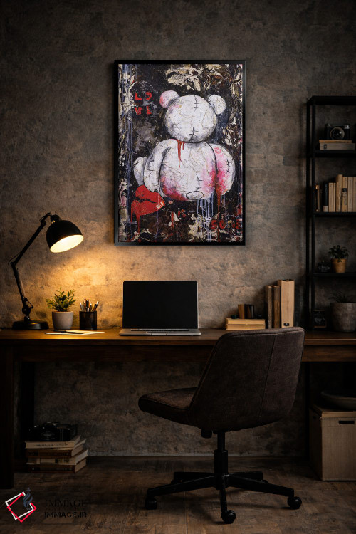 تابلو دکوراتیو عشق رفته است اثر اینس کاپلون - D6B