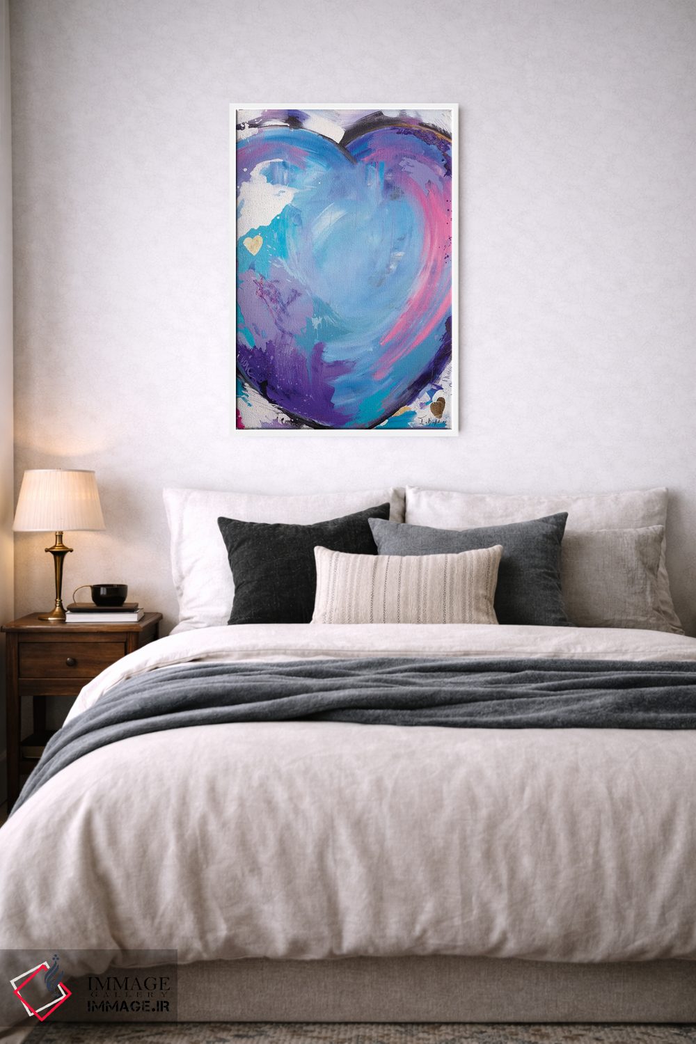 تابلو مدرن عشق بزرگ اثر اینس کاپلون - D4W