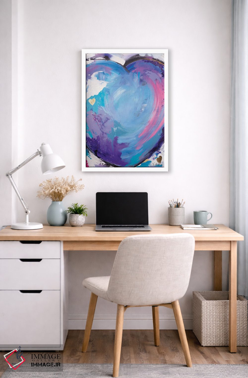 تابلو مدرن عشق بزرگ اثر اینس کاپلون - D5W