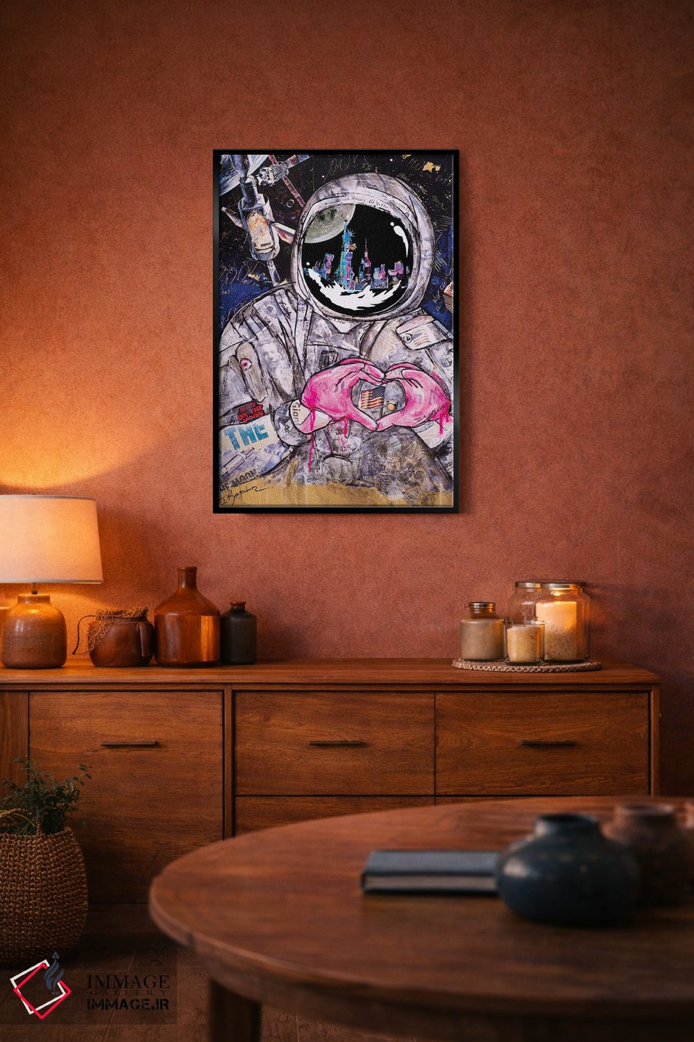 تابلو دکوراتیو در اوج خوشی اثر اینس کاپلون - D5B