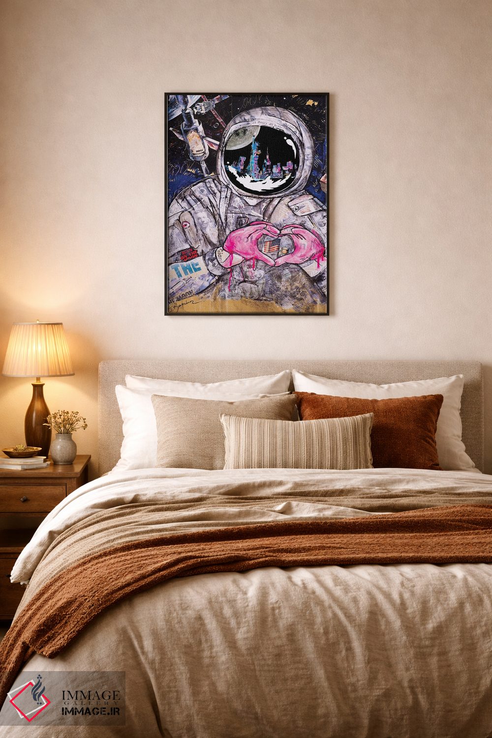 تابلو دکوراتیو در اوج خوشی اثر اینس کاپلون - D6B