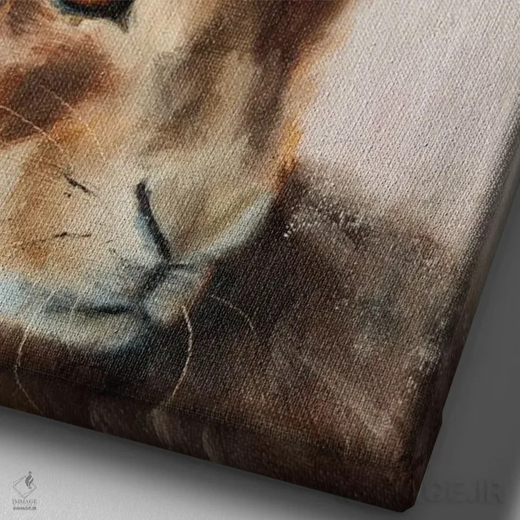 تابلو دکوراتیو آرمان اثر ایرینا خورت - نمای نزدیک بافت بوم