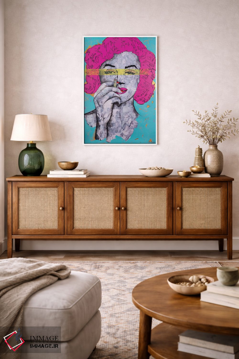 تابلو دکوراتیو نقص شگفت انگیز I اثر اینس کاپلون - D3W