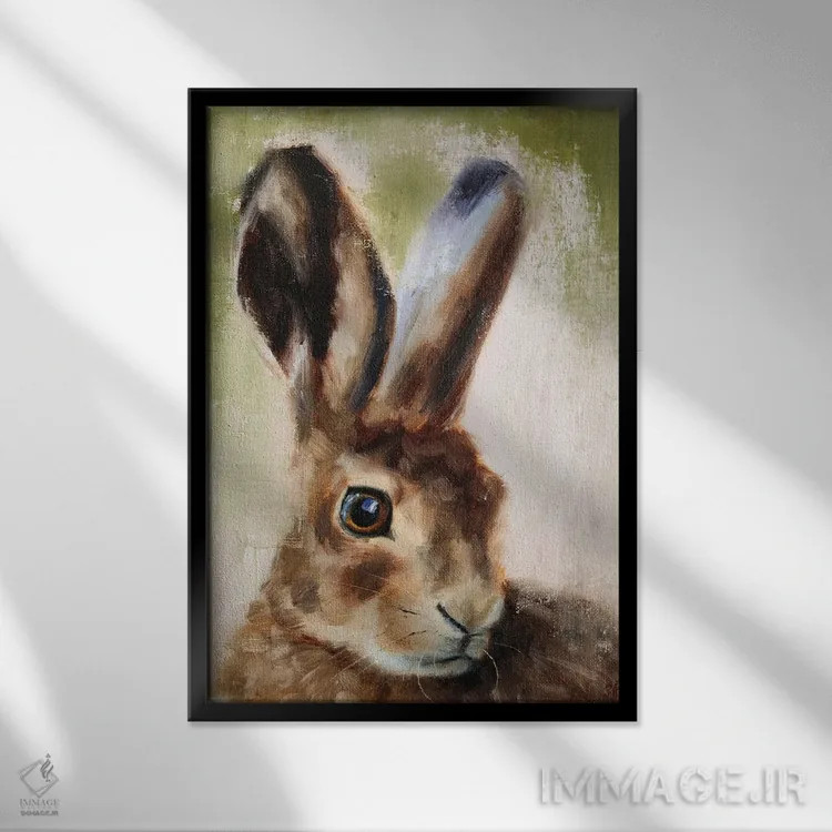 تابلو دکوراتیو آرمان اثر ایرینا خورت - نمای قابدار مشکی