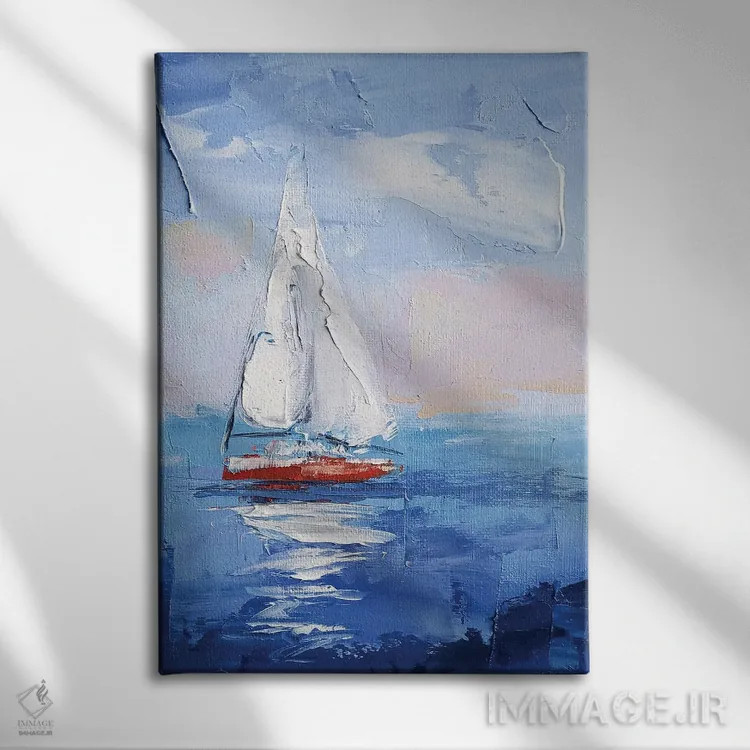 تابلو دکوراتیو در سواحل دور اثر ایرینا خورت - نمای روبهرو روی دیوار