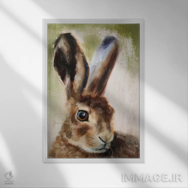 تابلو دکوراتیو آرمان اثر ایرینا خورت - نمای قابدار سفید