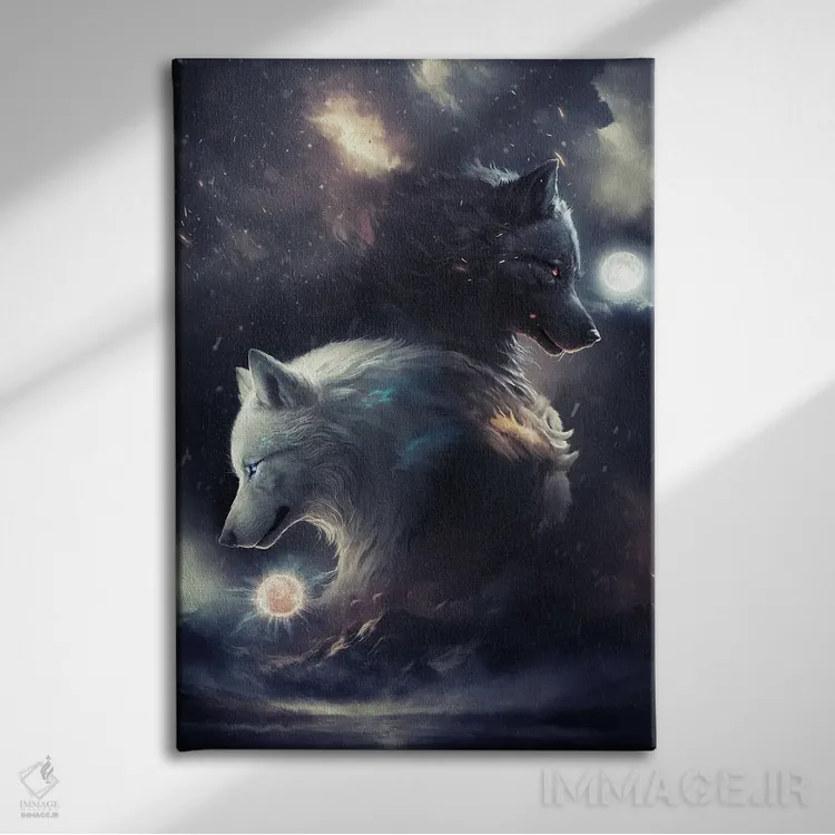 تابلو دکوراتیو اسکول و هاتی اثر ایکارونا - نمای روبهرو روی دیوار