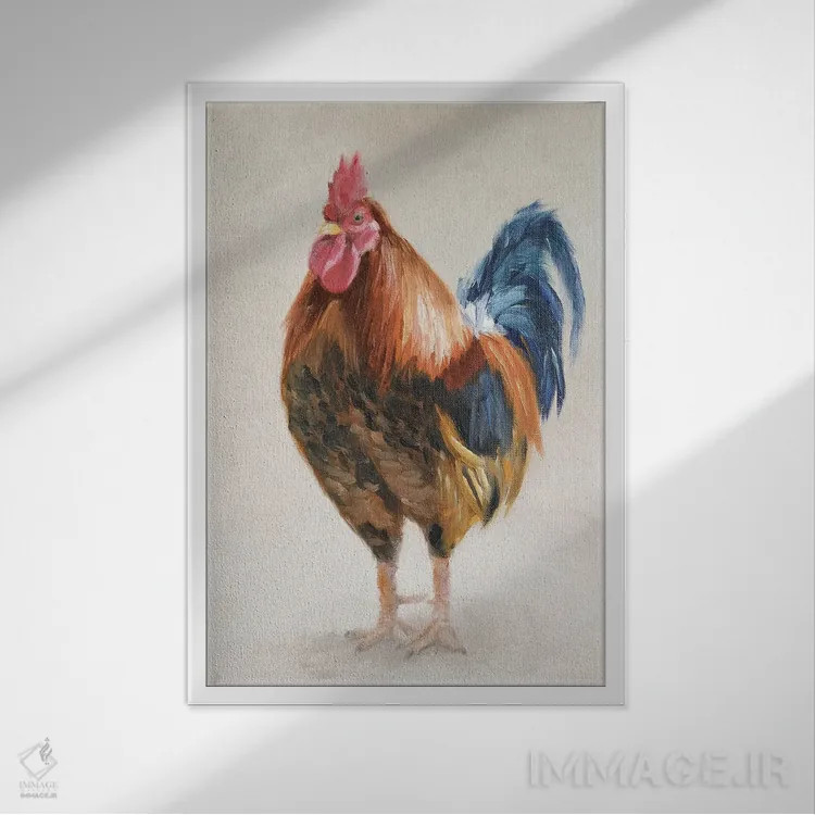 تابلو دکوراتیو اهمیت اثر ایرینا خورت - نمای قابدار سفید