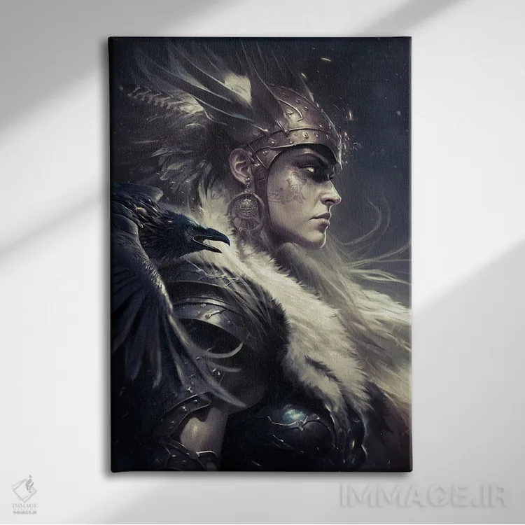 تابلو دکوراتیو والکری اوباور اثر ایکارونا - نمای روبهرو روی دیوار