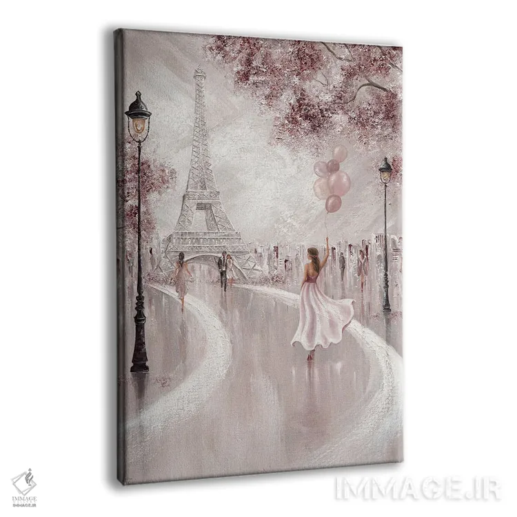 تابلو دکوراتیو Parisian Dreams,سرخ شده، رویاهای پاریسی اثر ایزابیلا کارولویچ - نمای پرسپکتیو محصول