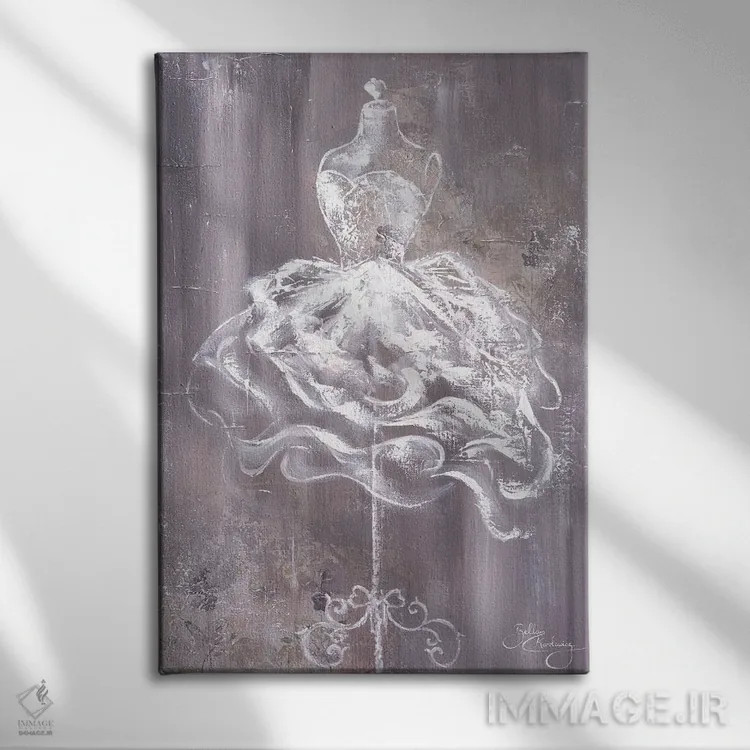 تابلو دکوراتیو مد سنتی وینتیج اثر ایزابیلا کارولویچ - نمای روبهرو روی دیوار