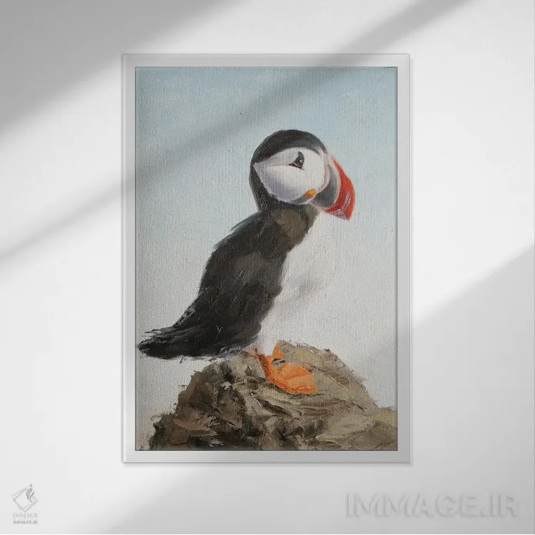 تابلو دکوراتیو به سوی باد اثر ایرینا خورت - نمای قابدار سفید