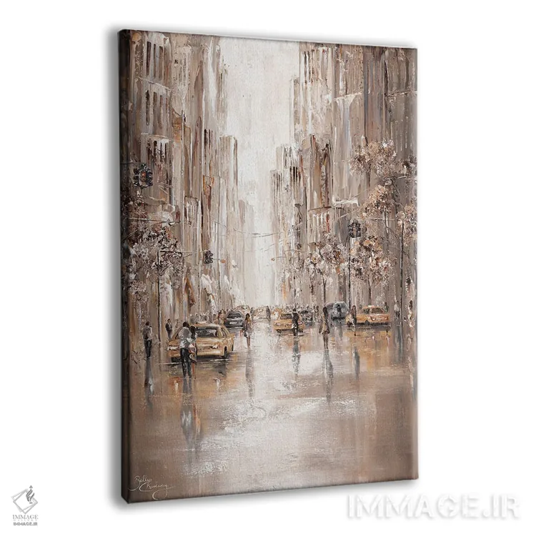 تابلو دکوراتیو New York,جنب وجوش شهری، نیویورک اثر ایزابیلا کارولویچ - نمای پرسپکتیو محصول