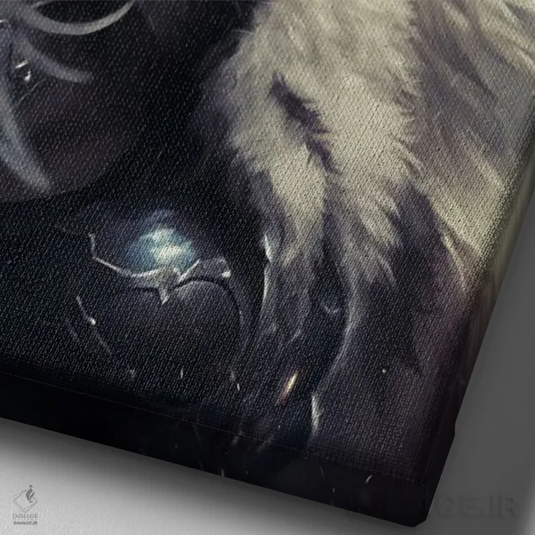 تابلو دکوراتیو والکری اوباور اثر ایکارونا - نمای نزدیک بافت بوم