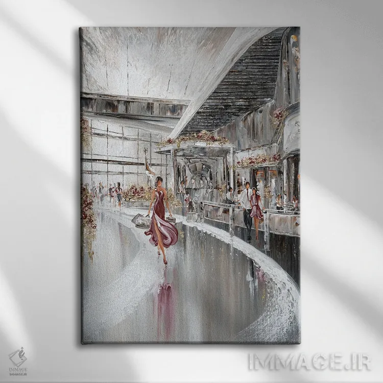 تابلو دکوراتیو خرید تا آخرین توان اثر ایزابیلا کارولویچ - نمای روبهرو روی دیوار