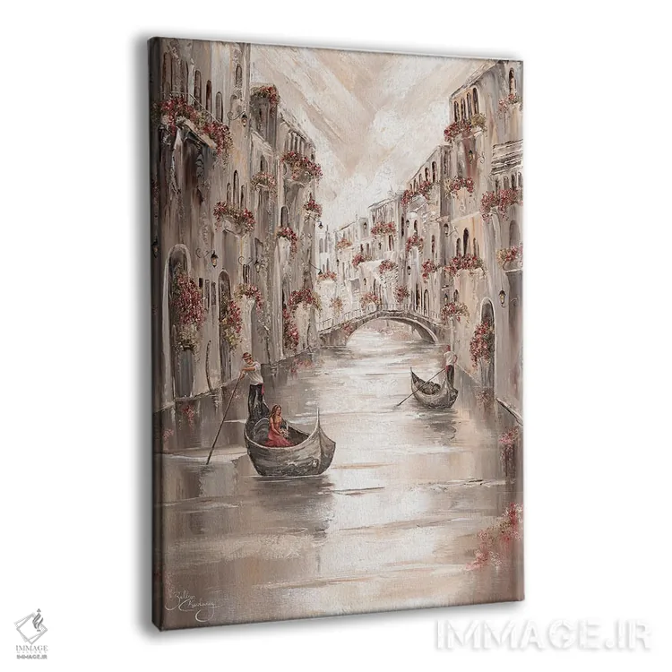 تابلو دکوراتیو Venice Charm,آرامش زیبا، جذابیت ونیز اثر ایزابیلا کارولویچ - نمای پرسپکتیو محصول