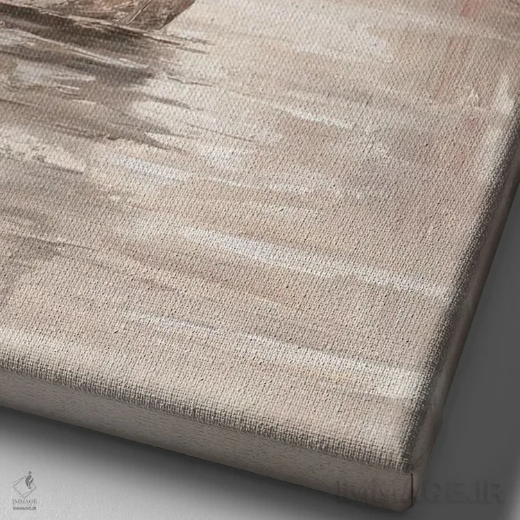 تابلو دکوراتیو ماجراجویی های روح ۱ اثر ایزابیلا کارولویچ - نمای نزدیک بافت بوم