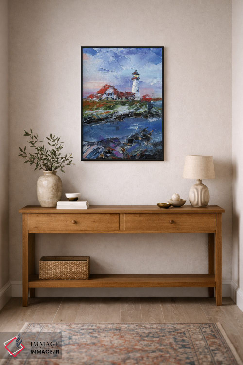 تابلو دکوراتیو فانوس دریایی پورتلند هد اثر ایرینا خورت - D1B