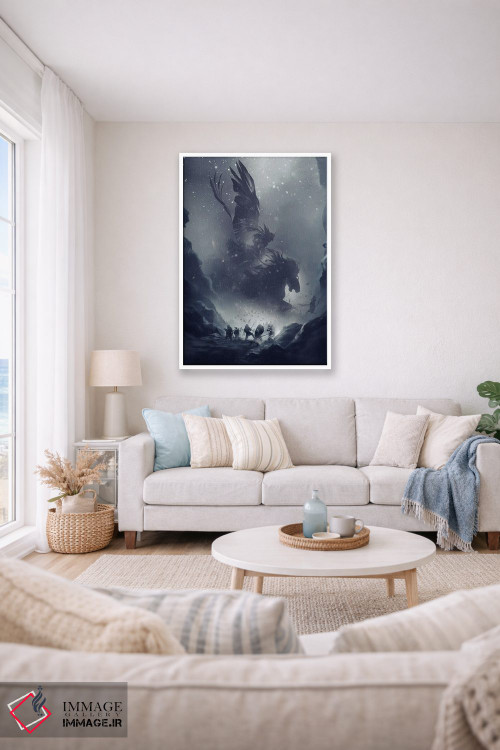 تابلو دکوراتیو سواری والکری ها اثر ایکارونا - D2W