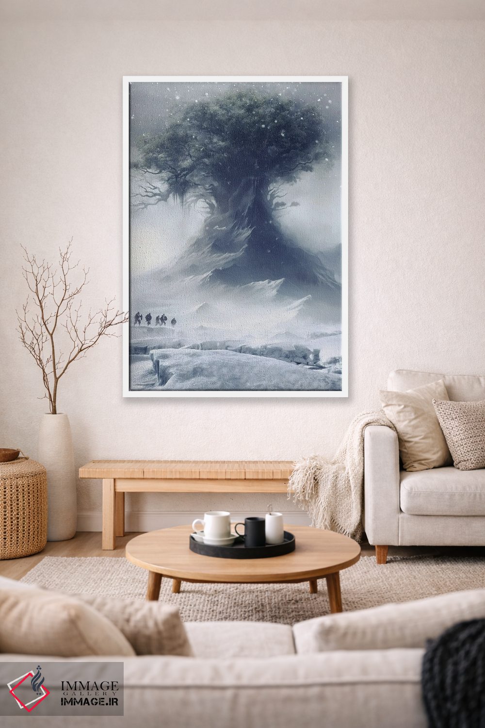 تابلو دکوراتیو در سایه ایگدراسیل اثر ایکارونا - D1W