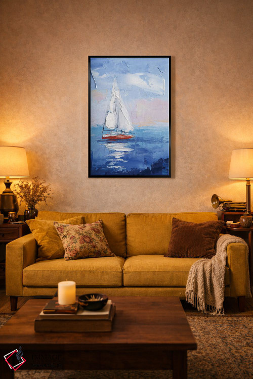 تابلو دکوراتیو در سواحل دور اثر ایرینا خورت - D3B