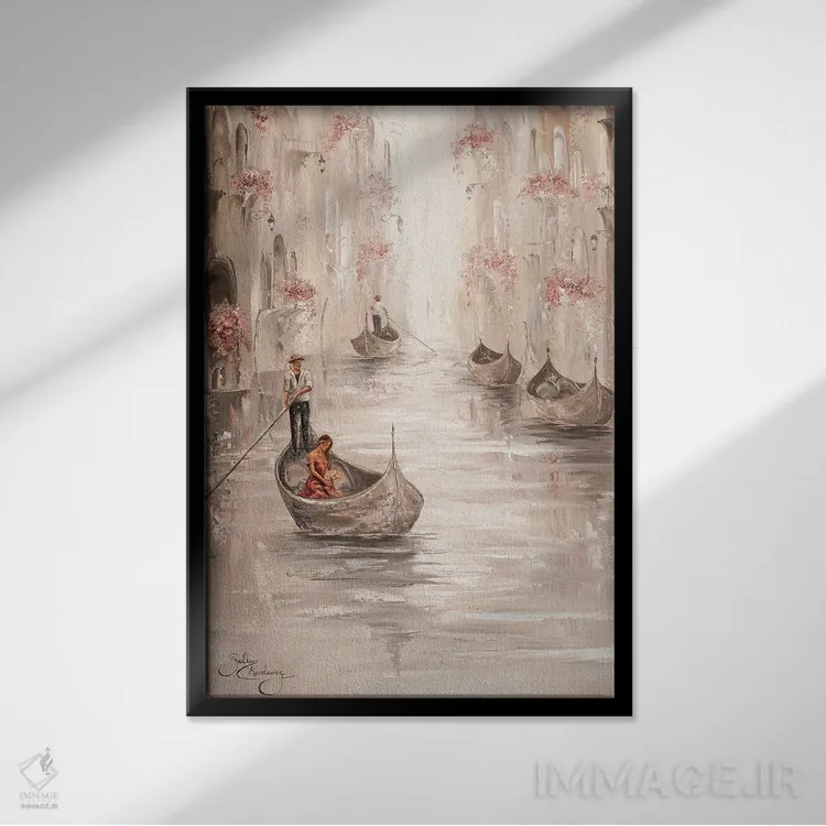 تابلو دکوراتیو ماجراجویی های روح ۱ اثر ایزابیلا کارولویچ - نمای قابدار مشکی