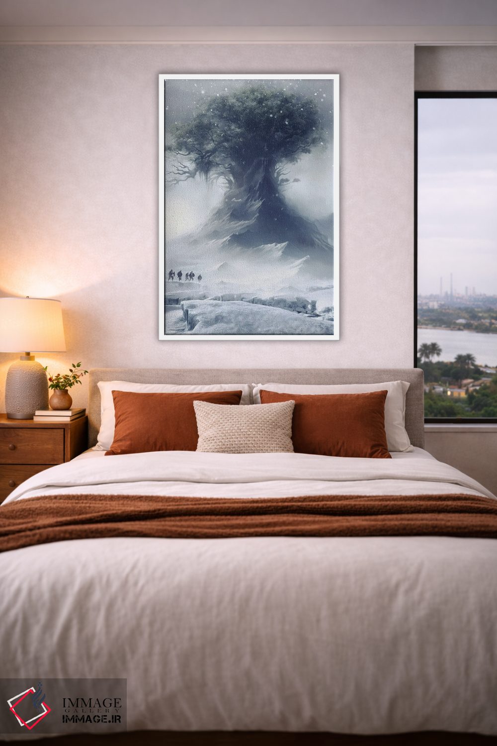 تابلو دکوراتیو در سایه ایگدراسیل اثر ایکارونا - D3W