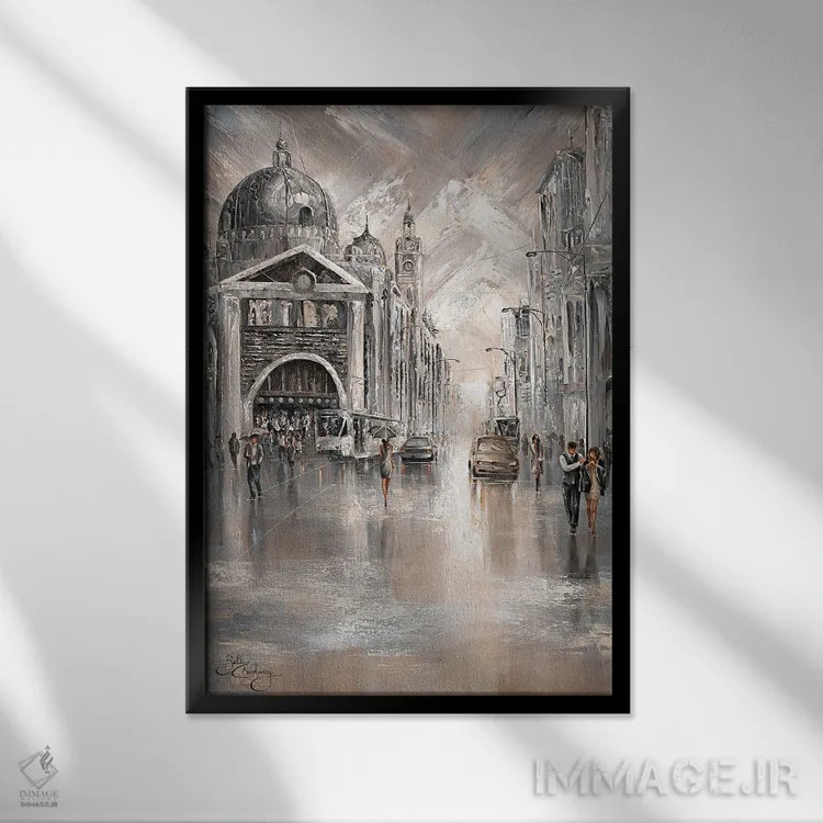 تابلو دکوراتیو گرما ببخش به من اثر ایزابیلا کارولویچ - نمای قابدار مشکی