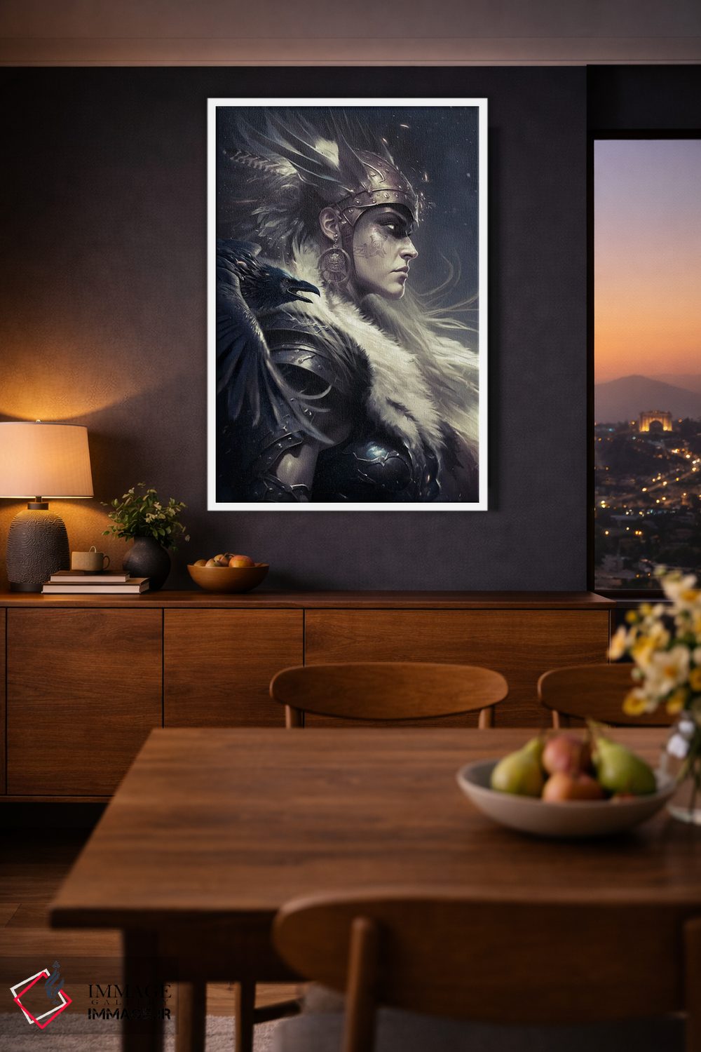 تابلو دکوراتیو والکری اوباور اثر ایکارونا - D3W