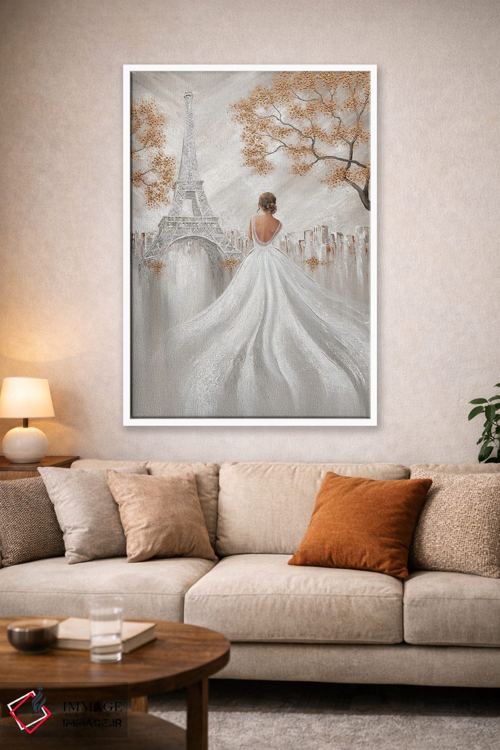 تابلو دکوراتیو Paris Flair,ظرافت ایفل، جلوه پاریس اثر ایزابیلا کارولویچ - D1W