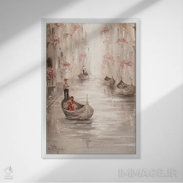 تابلو دکوراتیو ماجراجویی های روح ۱ اثر ایزابیلا کارولویچ - نمای قابدار سفید