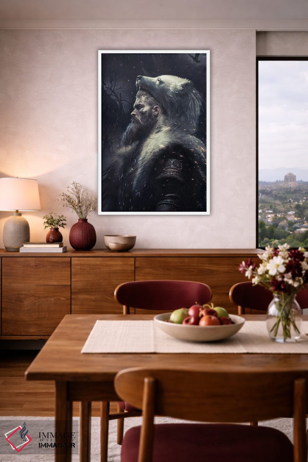 تابلو دکوراتیو جنگجوی برزرکر اثر ایکارونا - D4W