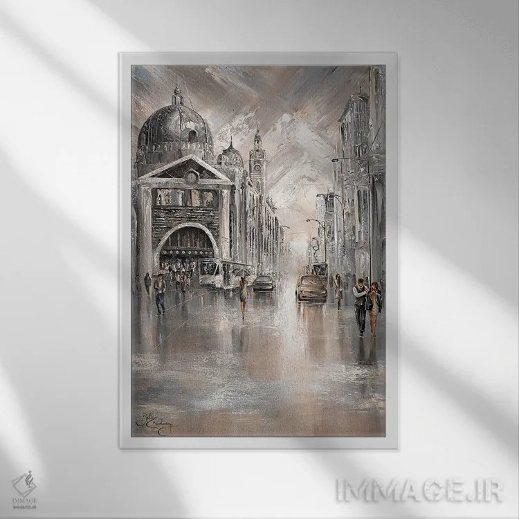 تابلو دکوراتیو گرما ببخش به من اثر ایزابیلا کارولویچ - نمای قابدار سفید