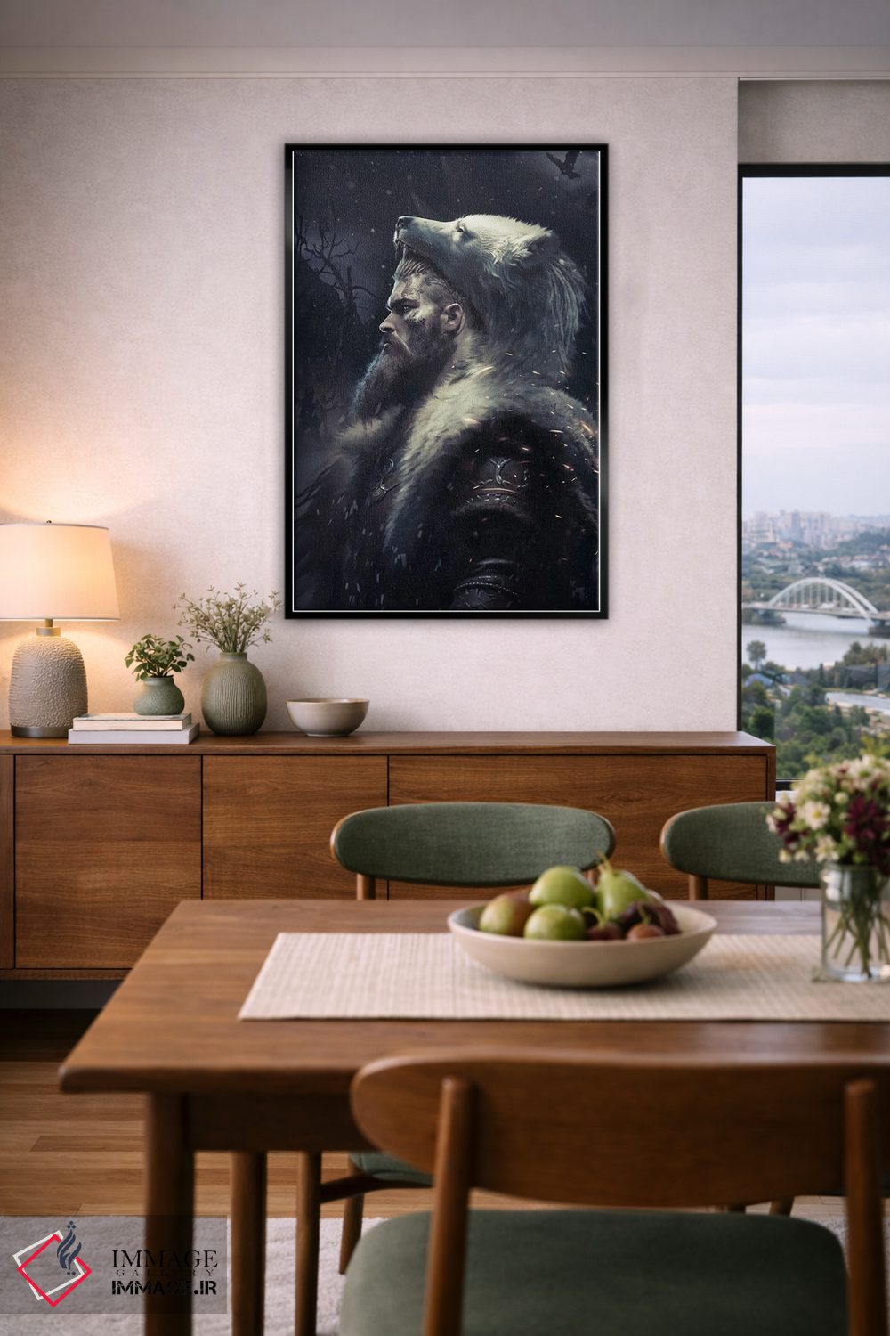 تابلو دکوراتیو جنگجوی برزرکر اثر ایکارونا - D6B