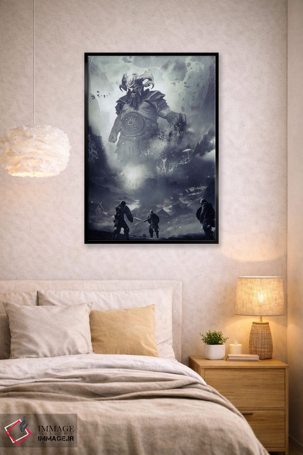 تابلو دکوراتیو به چالش کشیدن یوتون ها اثر ایکارونا - D3B