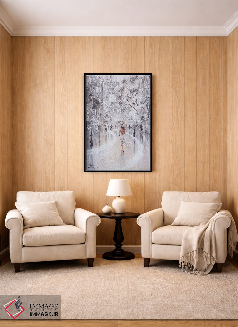 تابلو دکوراتیو Paris Flair,برج ایفل، جلوه پاریس اثر ایزابیلا کارولویچ - D2B