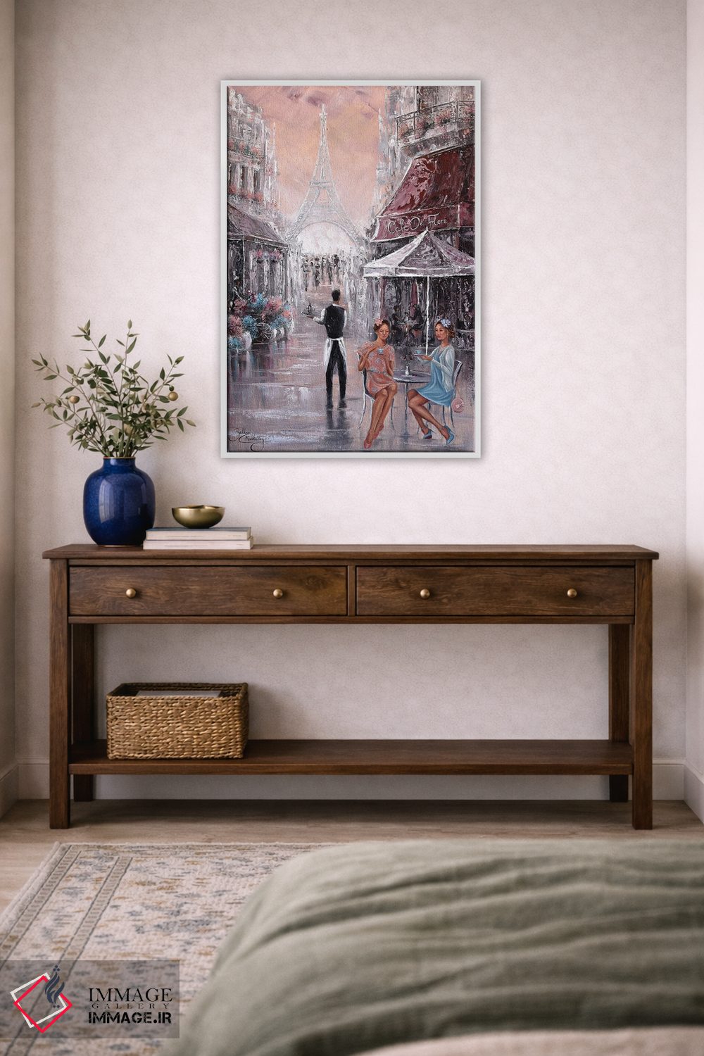 تابلو دکوراتیو Paris,گپ و گفت، پاریس اثر ایزابیلا کارولویچ - D4W