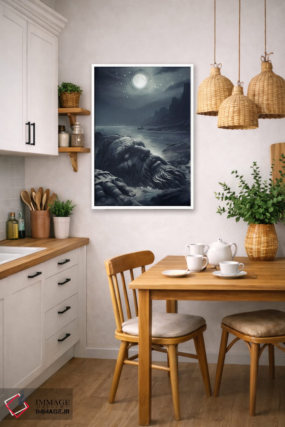 تابلو دکوراتیو یمیر غول اسطوره ای نورس اثر ایکارونا - D6W