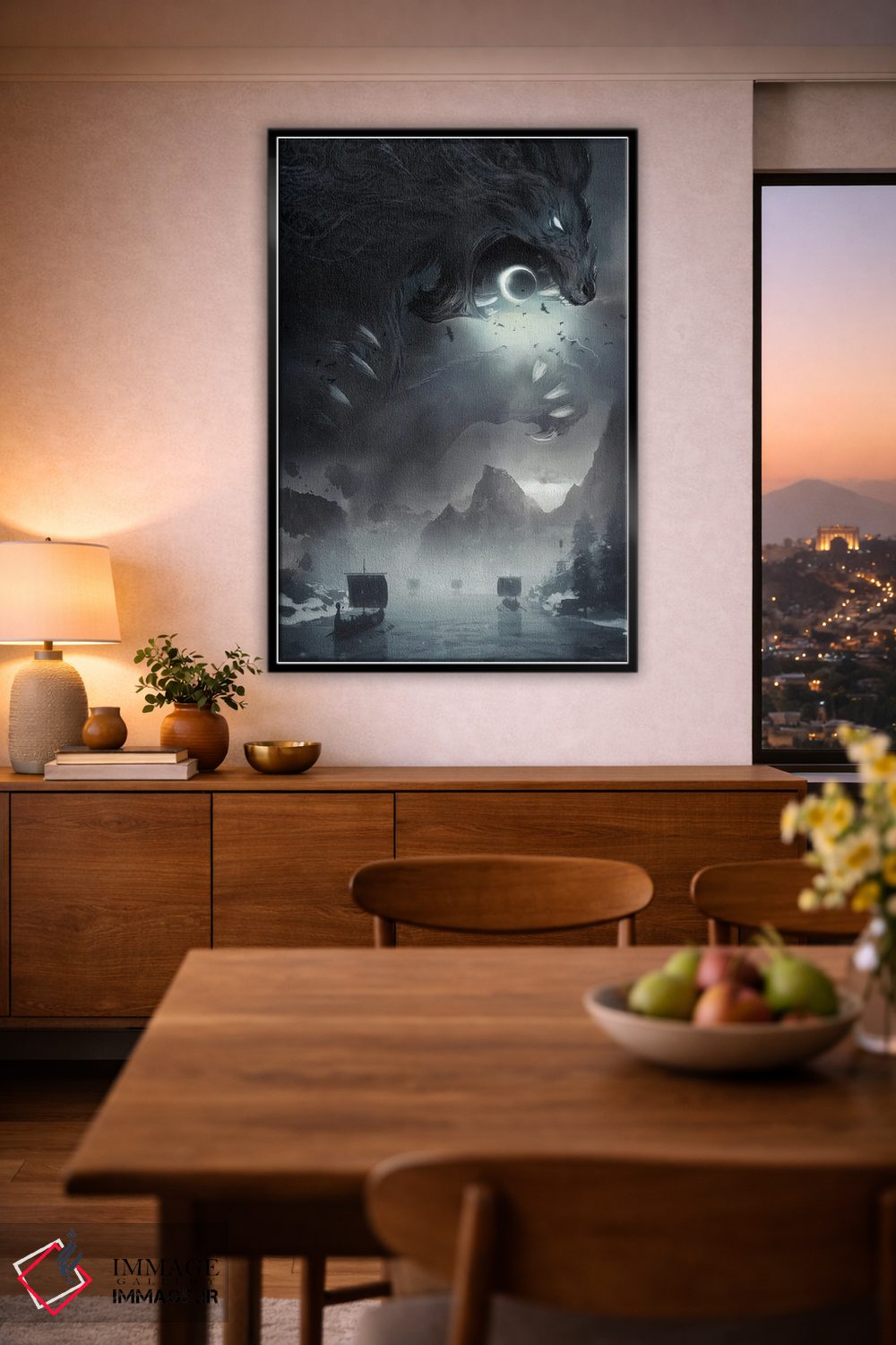 تابلو دکوراتیو راگناروک در راه است اثر ایکارونا - D4B