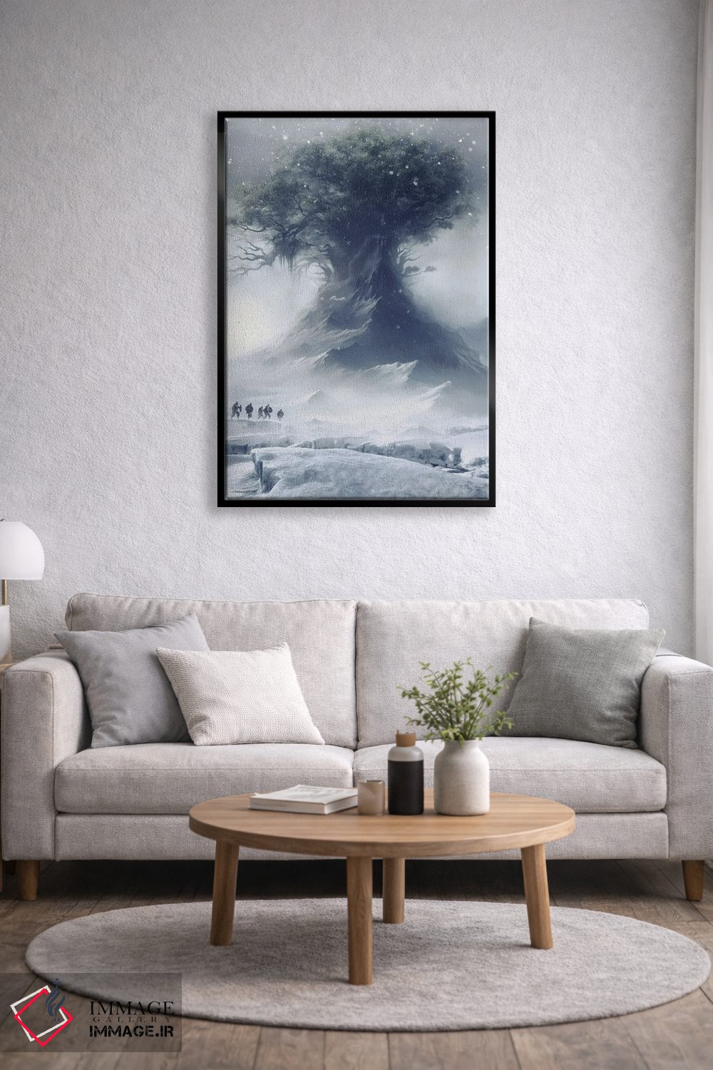 تابلو دکوراتیو در سایه ایگدراسیل اثر ایکارونا - D4B