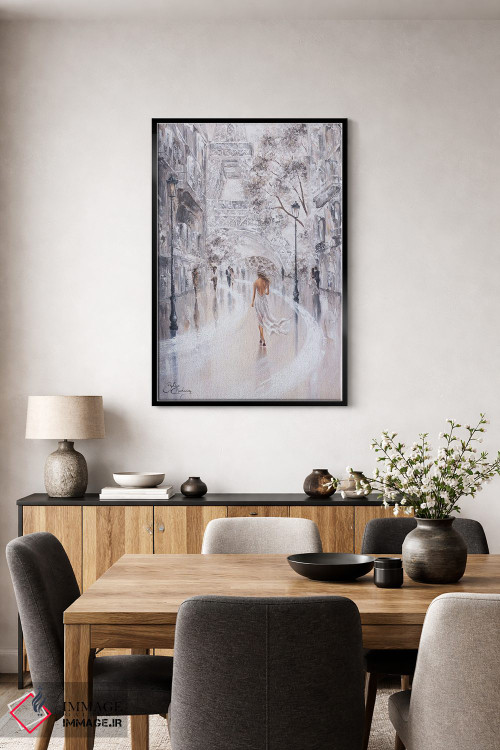 تابلو دکوراتیو Paris Flair,برج ایفل، جلوه پاریس اثر ایزابیلا کارولویچ - D3B