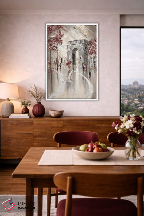 تابلو دکوراتیو پاریس باشکوه اثر ایزابیلا کارولویچ - D3W