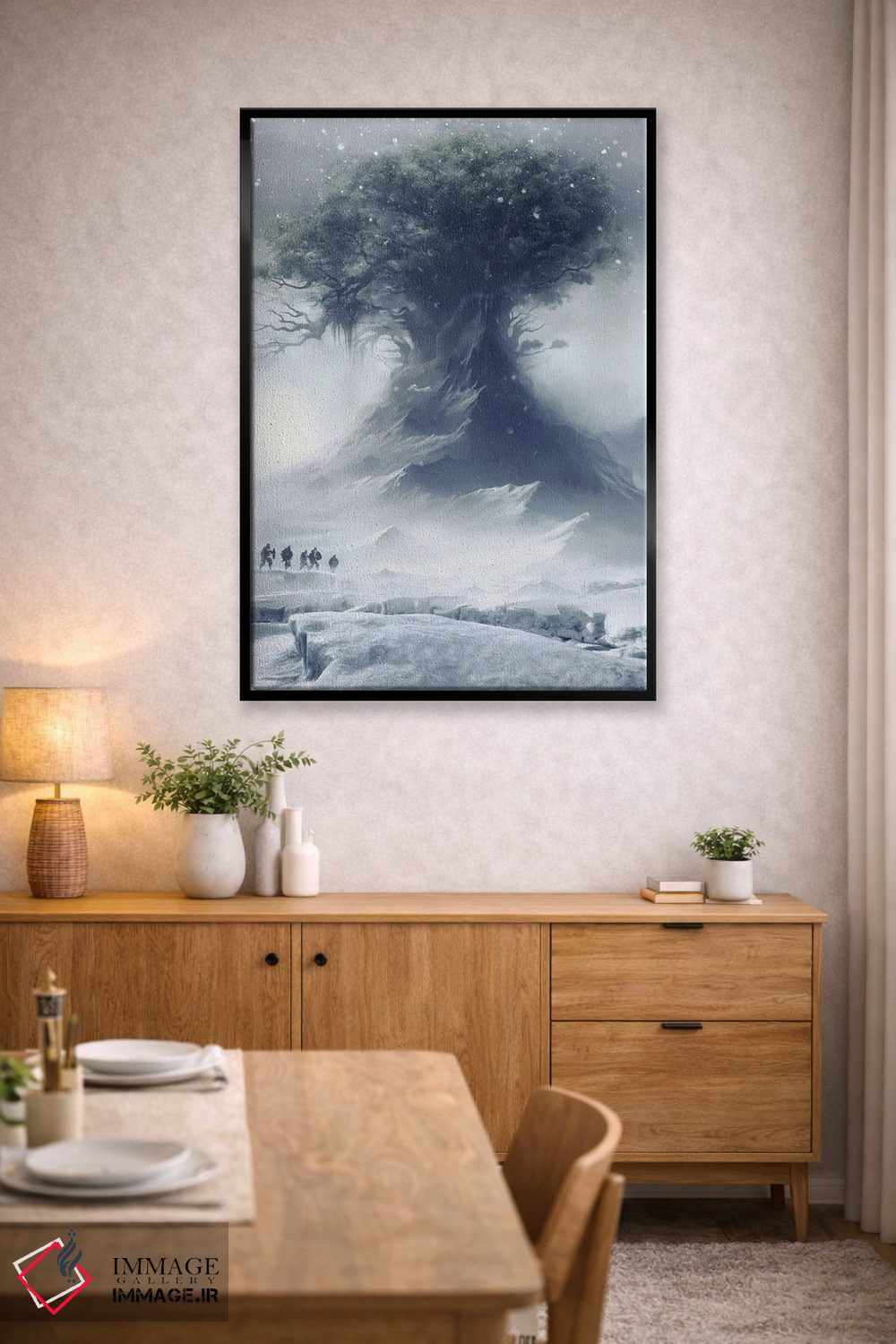 تابلو دکوراتیو در سایه ایگدراسیل اثر ایکارونا - D6B