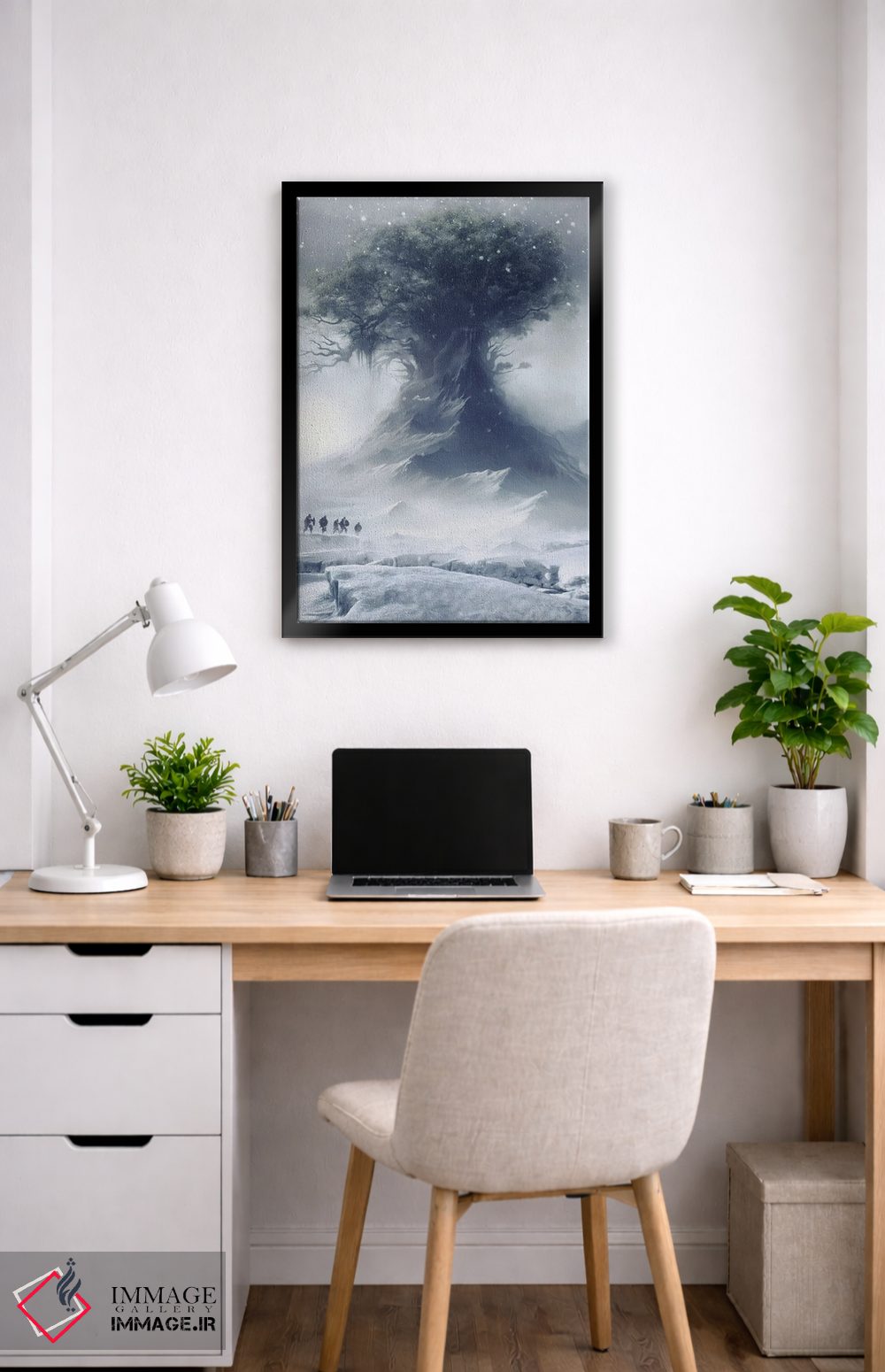 تابلو دکوراتیو در سایه ایگدراسیل اثر ایکارونا - D5B