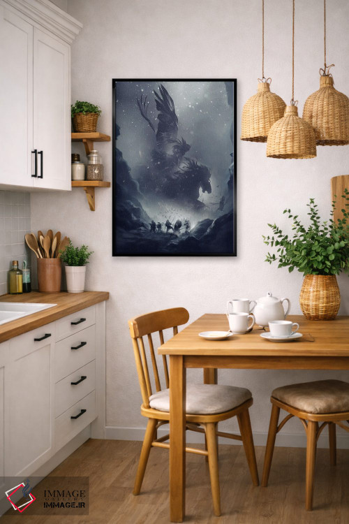 تابلو دکوراتیو سواری والکری ها اثر ایکارونا - D6B