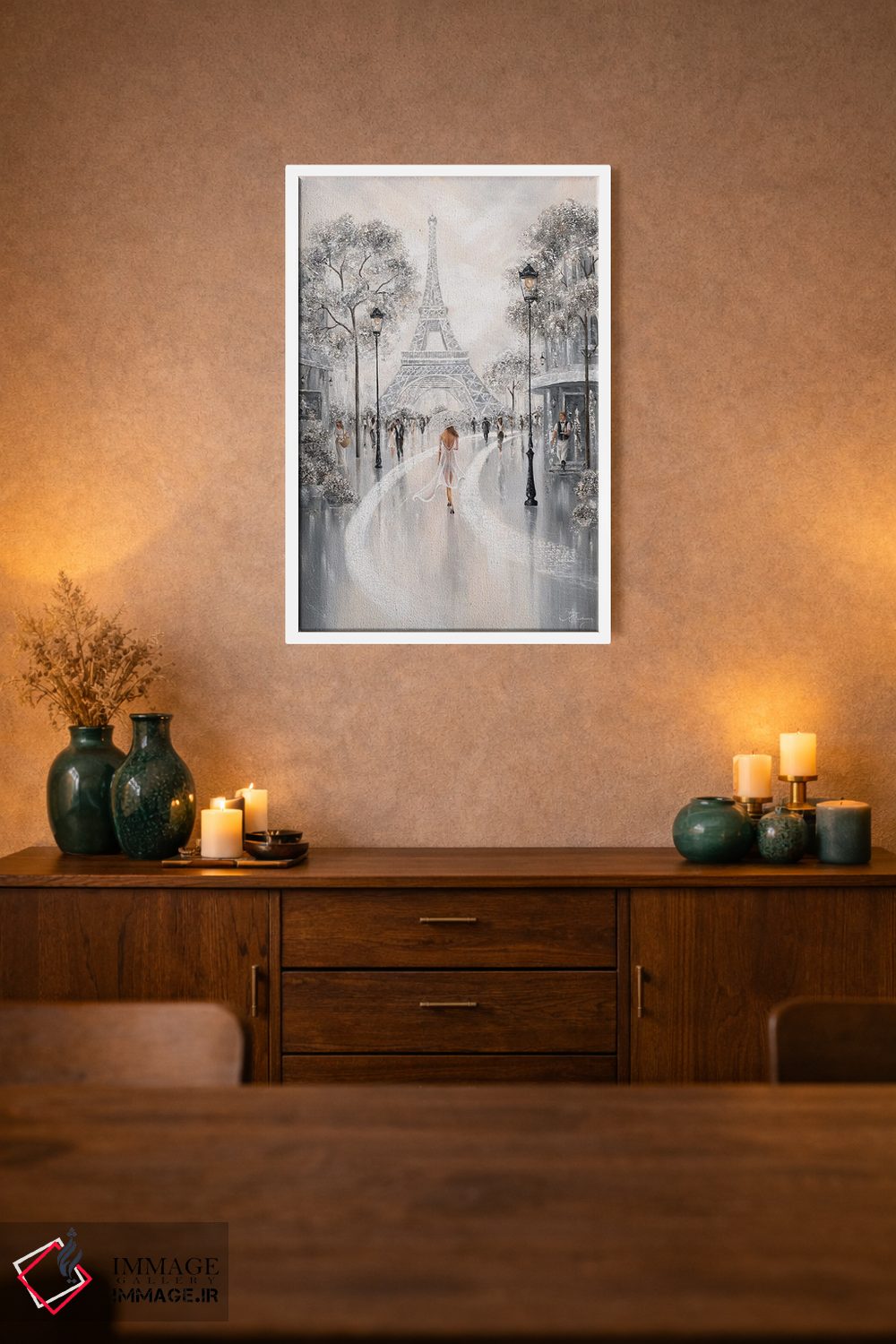 تابلو دکوراتیو Flair Of Paris,برج ایفل، رنگ وبوی پاریس اثر ایزابیلا کارولویچ - D1W