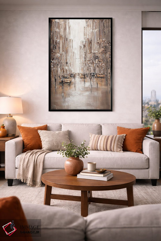 تابلو دکوراتیو New York,جنب وجوش شهری، نیویورک اثر ایزابیلا کارولویچ - D1B