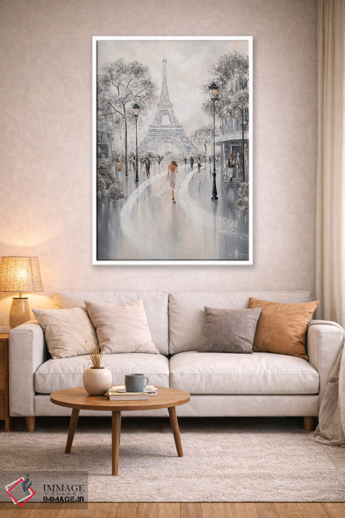 تابلو دکوراتیو Flair Of Paris,برج ایفل، رنگ وبوی پاریس اثر ایزابیلا کارولویچ - D2W