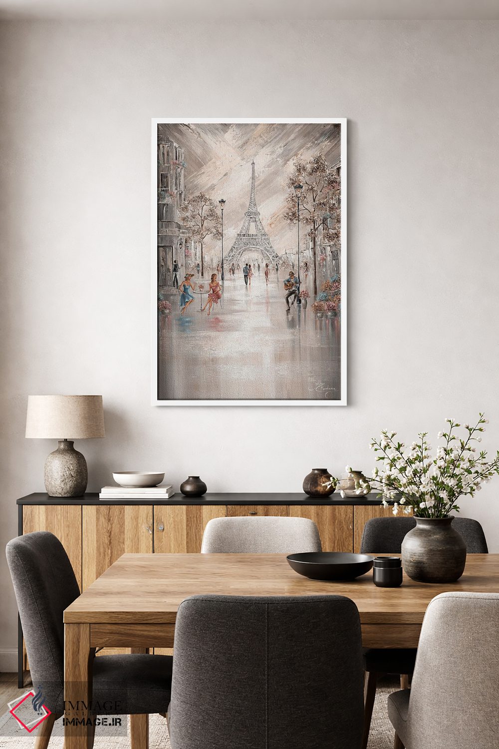 تابلو دکوراتیو شکوفه های چای شیرین اثر ایزابیلا کارولویچ - D2W